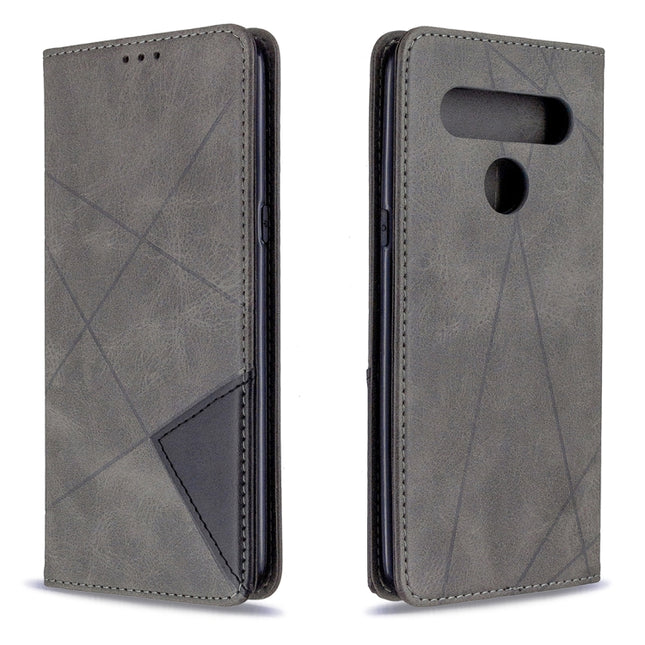 Rhombus Texture Horizontal Flip Magnetic Leather Case with Holder & Card Slots & Wallet, For LG K61, For Nokia 1.3