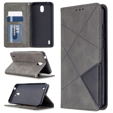 Rhombus Texture Horizontal Flip Magnetic Leather Case with Holder & Card Slots & Wallet, For LG K61, For Nokia 1.3