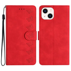 Seven Butterflies Embossed Leather Phone Case, For iPhone 13, For iPhone 13 mini, For iPhone 12, For iPhone 12 Pro Max, For iPhone 12 Pro