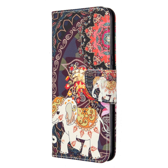 Colored Drawing Pattern Horizontal Flip Leather Case with Holder & Card Slots & Wallet, For LG K61, For Nokia 1.3