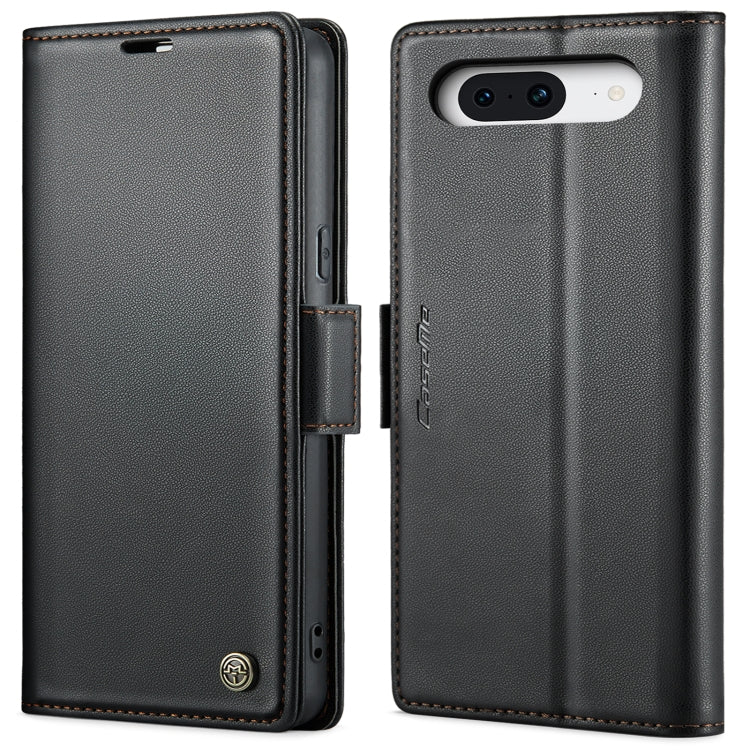 CaseMe 023 Butterfly Buckle Litchi Texture RFID Anti-theft Leather Phone Case, For Google Pixel 8, For Google Pixel 7a