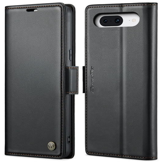 CaseMe 023 Butterfly Buckle Litchi Texture RFID Anti-theft Leather Phone Case, For Google Pixel 8, For Google Pixel 7a