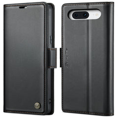 CaseMe 023 Butterfly Buckle Litchi Texture RFID Anti-theft Leather Phone Case, For Google Pixel 8, For Google Pixel 7a