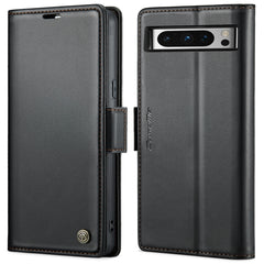 CaseMe 023 Butterfly Buckle Litchi Texture RFID Anti-theft Leather Phone Case, For Google Pixel 9 Pro XL, For Google Pixel 9 / 9 Pro, For Google Pixel 8a, For Google Pixel 8 Pro