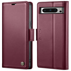 CaseMe 023 Butterfly Buckle Litchi Texture RFID Anti-theft Leather Phone Case, For Google Pixel 9 Pro XL, For Google Pixel 9 / 9 Pro, For Google Pixel 8a, For Google Pixel 8 Pro