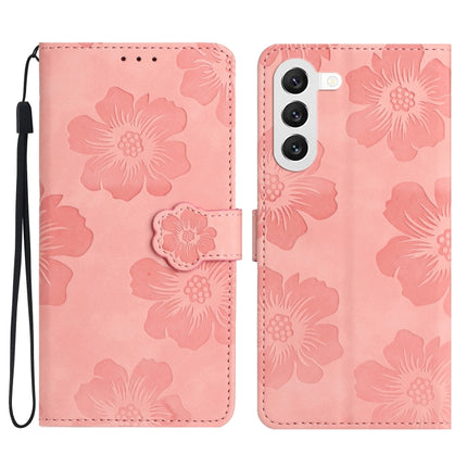 Flower Embossing Pattern Leather Phone Case, For Samsung Galaxy S23 5G, For Samsung Galaxy S23 Ultra 5G, For Samsung Galaxy S22 5G, For Samsung Galaxy S22+ 5G