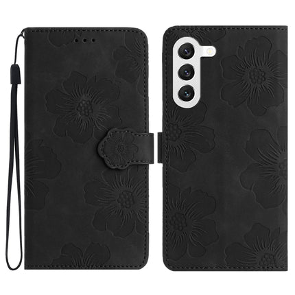 Flower Embossing Pattern Leather Phone Case, For Samsung Galaxy S23 5G, For Samsung Galaxy S23 Ultra 5G, For Samsung Galaxy S22 5G, For Samsung Galaxy S22+ 5G