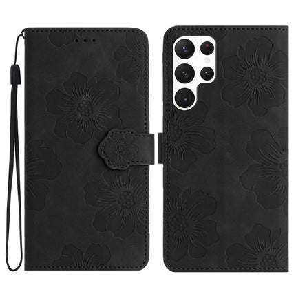 Flower Embossing Pattern Leather Phone Case, For Samsung Galaxy S23 5G, For Samsung Galaxy S23 Ultra 5G, For Samsung Galaxy S22 5G, For Samsung Galaxy S22+ 5G