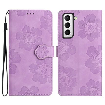 Flower Embossing Pattern Leather Phone Case, For Samsung Galaxy S23 5G, For Samsung Galaxy S23 Ultra 5G, For Samsung Galaxy S22 5G, For Samsung Galaxy S22+ 5G