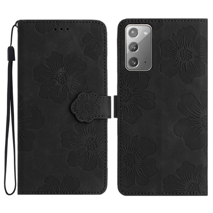 Flower Embossing Pattern Leather Phone Case, For Samsung Galaxy Note20, For Samsung Galaxy Note20 Ultra, For Samsung Galaxy Note10, For Samsung Galaxy Note10+
