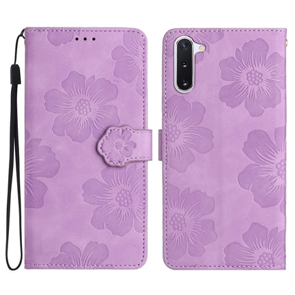 Flower Embossing Pattern Leather Phone Case, For Samsung Galaxy Note20, For Samsung Galaxy Note20 Ultra, For Samsung Galaxy Note10, For Samsung Galaxy Note10+