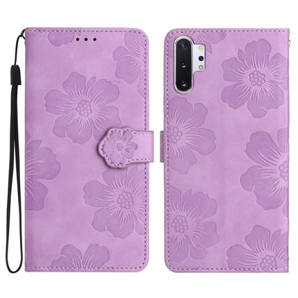 Flower Embossing Pattern Leather Phone Case, For Samsung Galaxy Note20, For Samsung Galaxy Note20 Ultra, For Samsung Galaxy Note10, For Samsung Galaxy Note10+