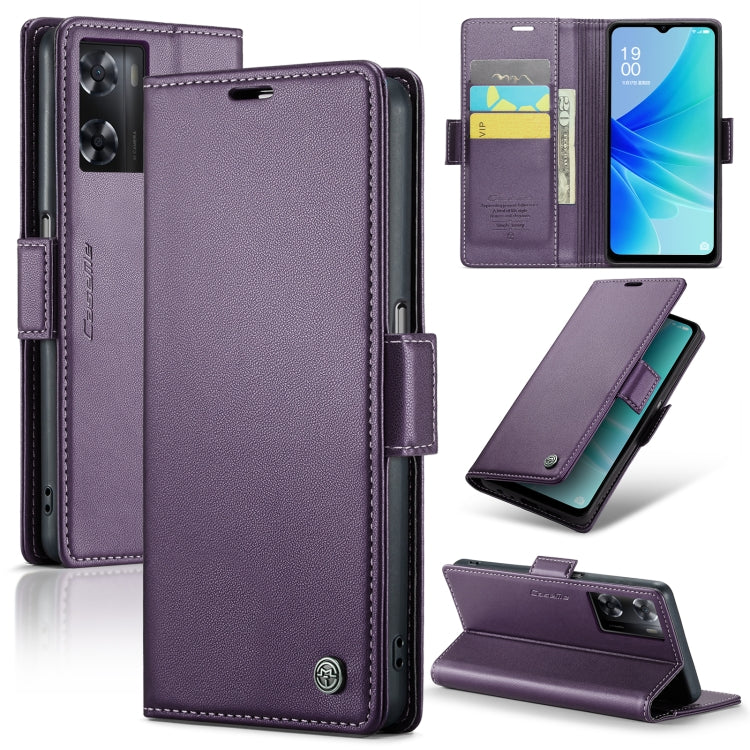 CaseMe 023 Butterfly Buckle Litchi Texture RFID Anti-theft Leather Phone Case