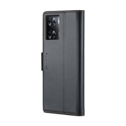 CaseMe 023 Butterfly Buckle Litchi Texture RFID Anti-theft Leather Phone Case, For OPPO A77 4G Global / A57e 4G, For OPPO A77s, For OPPO Reno8 Pro 5G Global, For OPPO Reno7 Z Global/Reno7 Lite Global