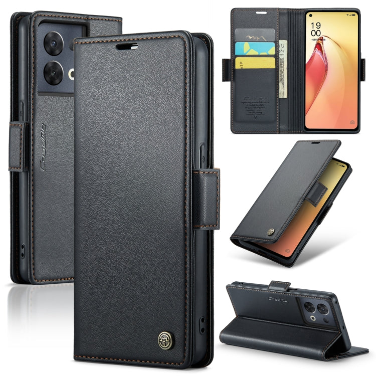 CaseMe 023 Butterfly Buckle Litchi Texture RFID Anti-theft Leather Phone Case