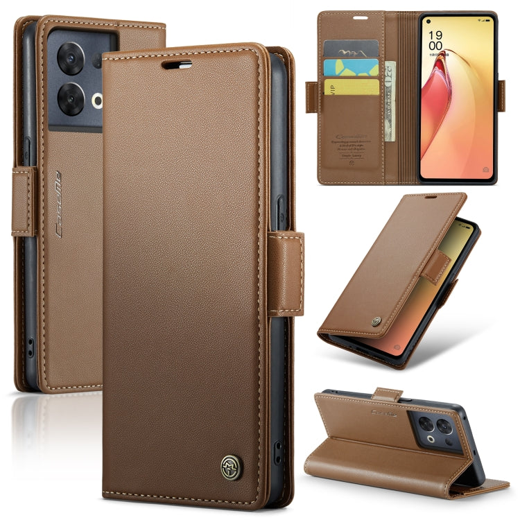 CaseMe 023 Butterfly Buckle Litchi Texture RFID Anti-theft Leather Phone Case