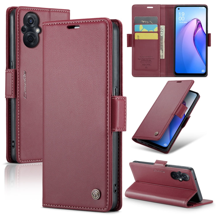CaseMe 023 Butterfly Buckle Litchi Texture RFID Anti-theft Leather Phone Case