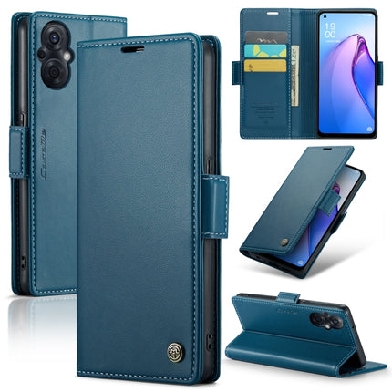 CaseMe 023 Butterfly Buckle Litchi Texture RFID Anti-theft Leather Phone Case, For OPPO A78 4G, For OPPO A77s, For OPPO Reno8 Pro 5G Global, For OPPO Reno7 Z Global/Reno7 Lite Global