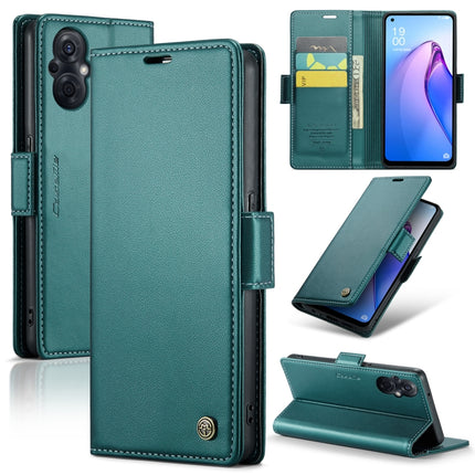 CaseMe 023 Butterfly Buckle Litchi Texture RFID Anti-theft Leather Phone Case, For OPPO A78 4G, For OPPO A77s, For OPPO Reno8 Pro 5G Global, For OPPO Reno7 Z Global/Reno7 Lite Global