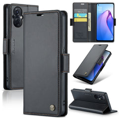 CaseMe 023 Butterfly Buckle Litchi Texture RFID Anti-theft Leather Phone Case