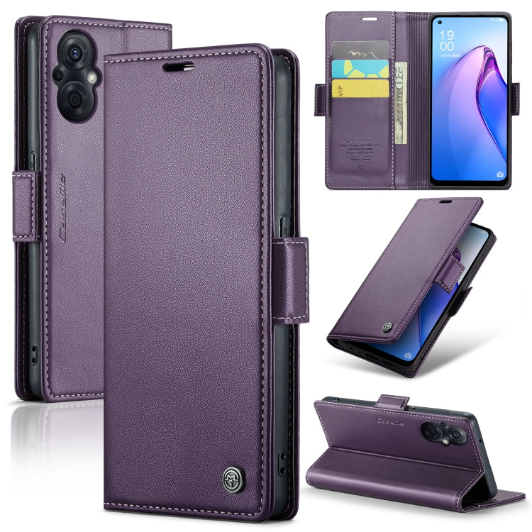 CaseMe 023 Butterfly Buckle Litchi Texture RFID Anti-theft Leather Phone Case