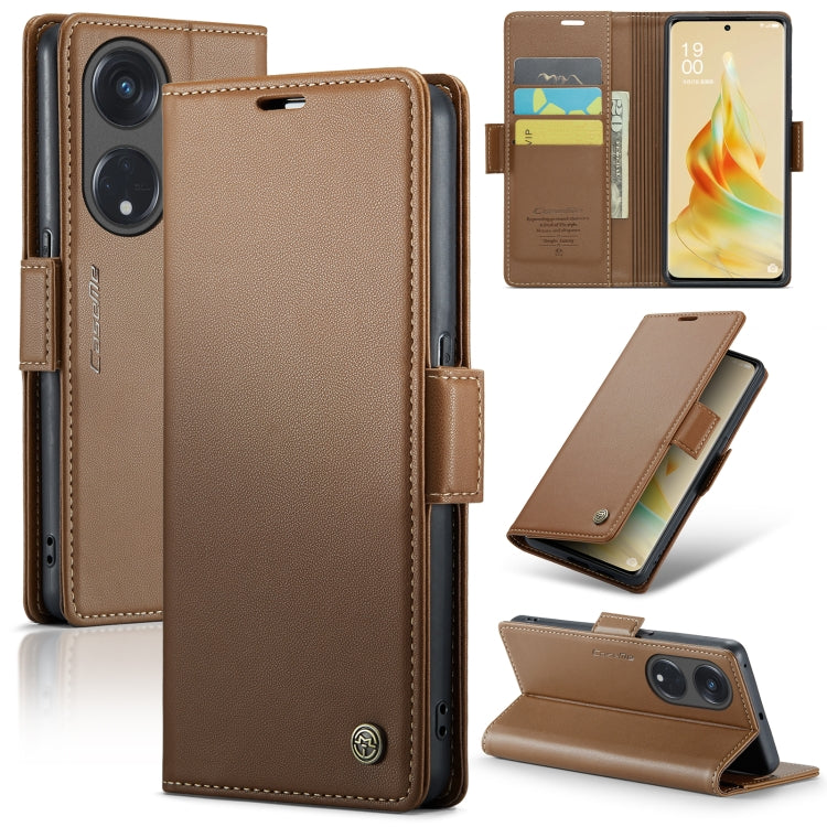 CaseMe 023 Butterfly Buckle Litchi Texture RFID Anti-theft Leather Phone Case