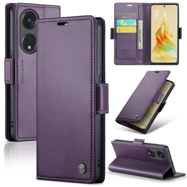 CaseMe 023 Butterfly Buckle Litchi Texture RFID Anti-theft Leather Phone Case