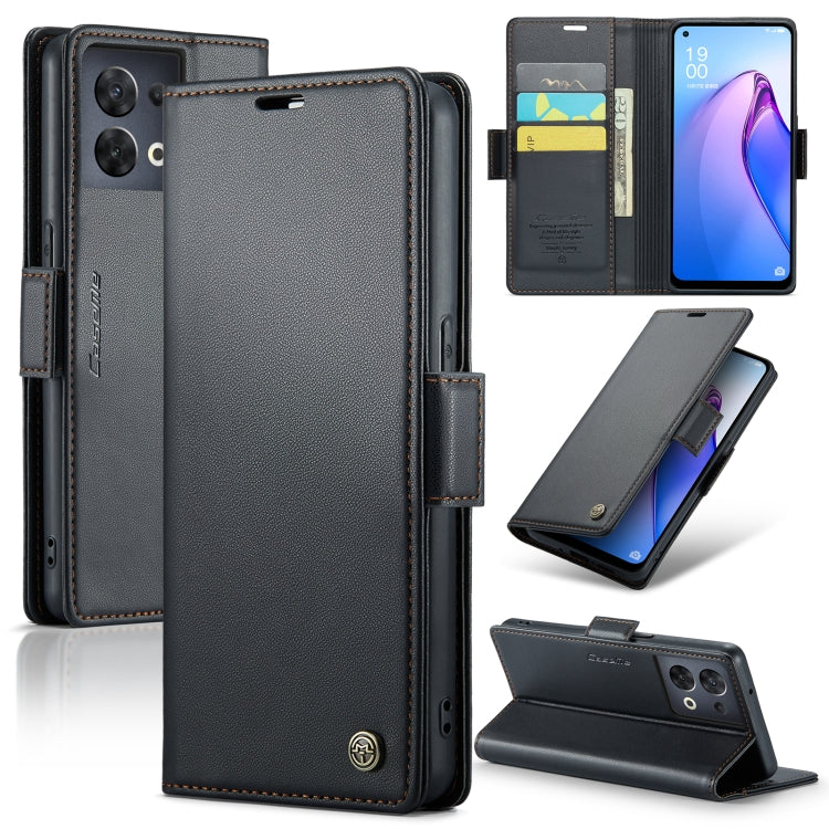 CaseMe 023 Butterfly Buckle Litchi Texture RFID Anti-theft Leather Phone Case