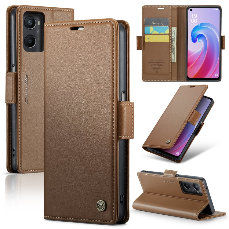 CaseMe 023 Butterfly Buckle Litchi Texture RFID Anti-theft Leather Phone Case