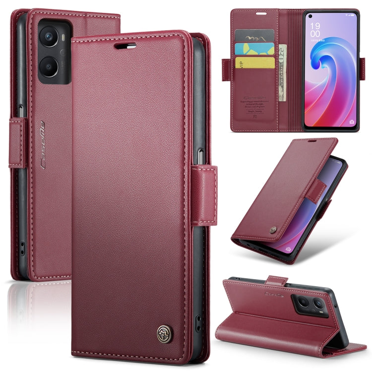 CaseMe 023 Butterfly Buckle Litchi Texture RFID Anti-theft Leather Phone Case