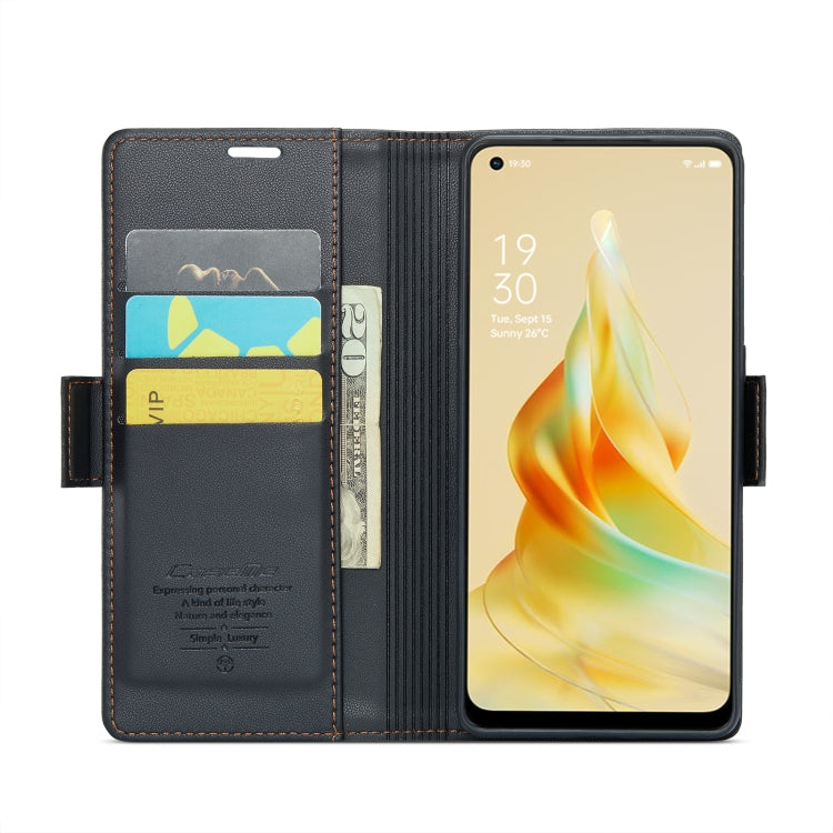 CaseMe 023 Butterfly Buckle Litchi Texture RFID Anti-theft Leather Phone Case