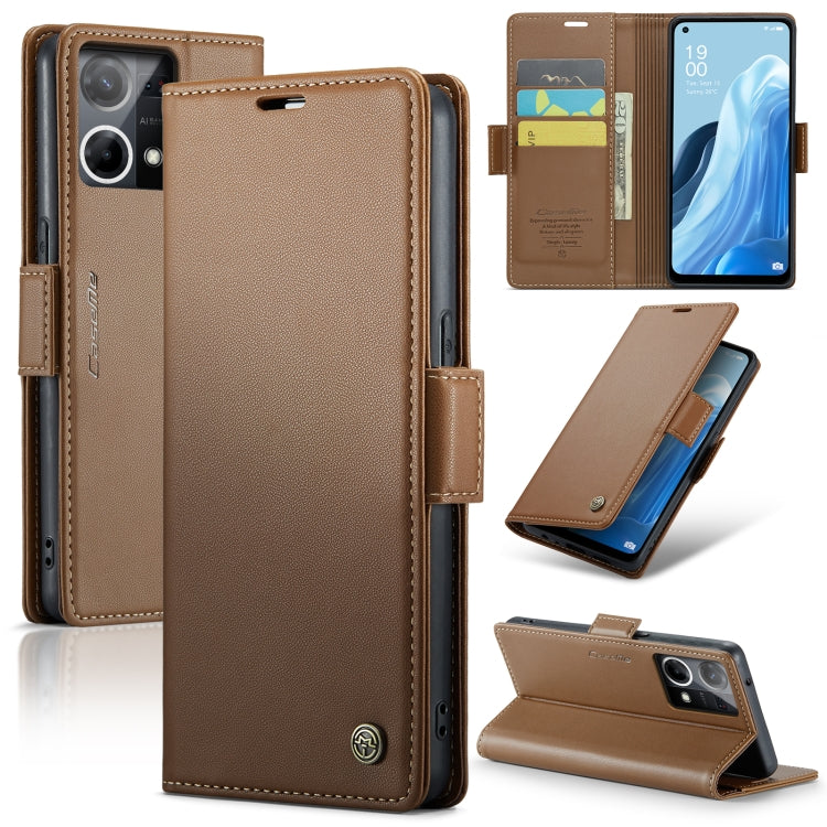 CaseMe 023 Butterfly Buckle Litchi Texture RFID Anti-theft Leather Phone Case