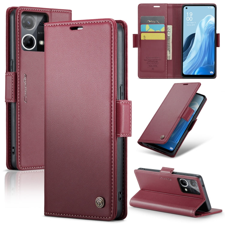CaseMe 023 Butterfly Buckle Litchi Texture RFID Anti-theft Leather Phone Case