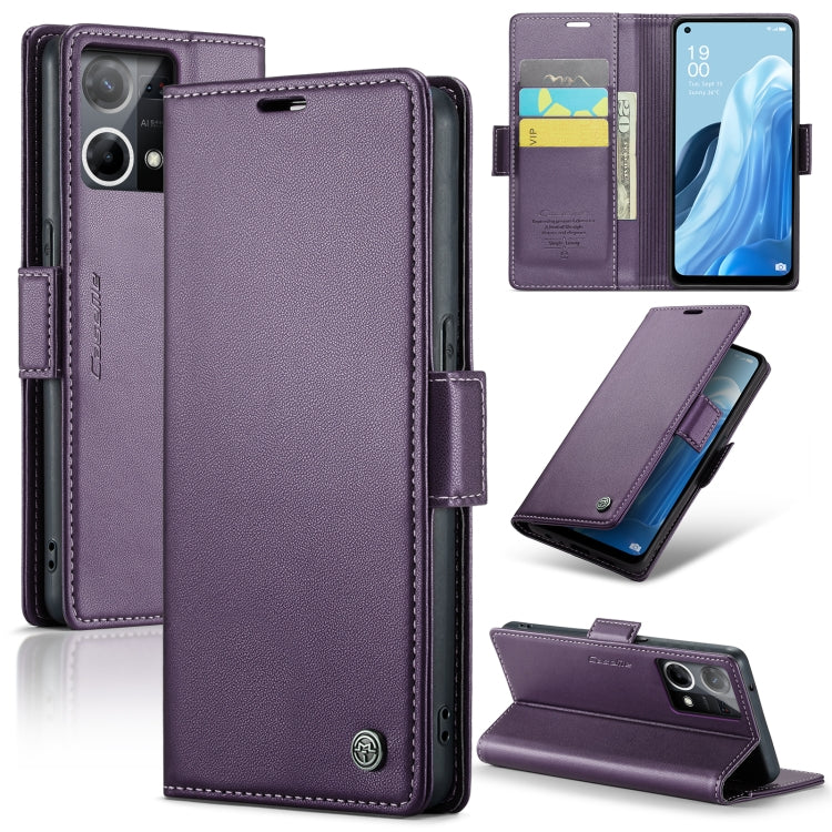 CaseMe 023 Butterfly Buckle Litchi Texture RFID Anti-theft Leather Phone Case
