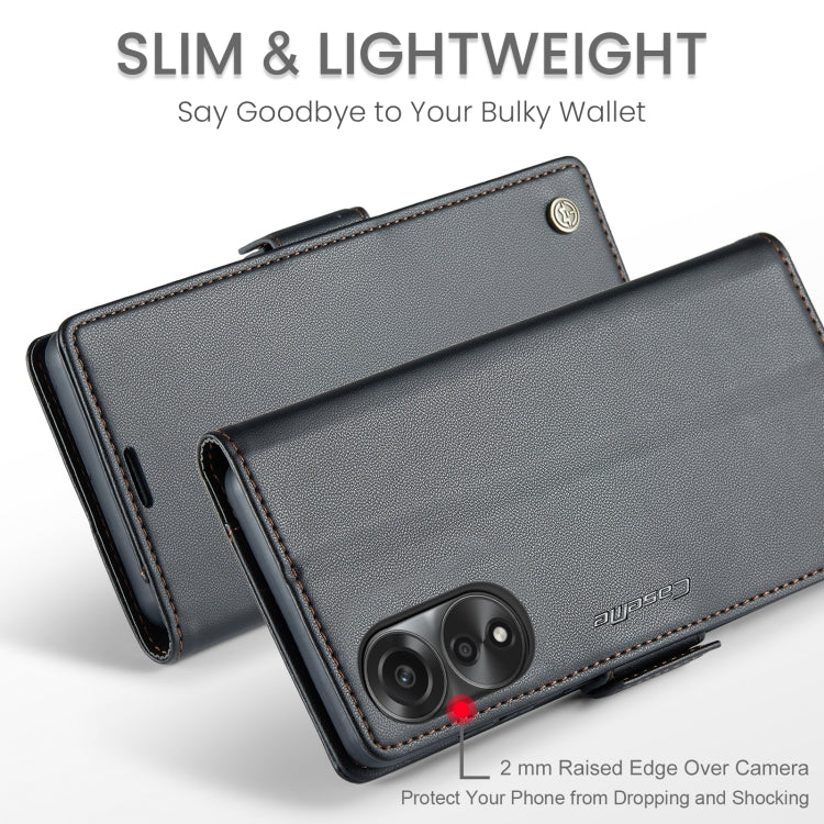 CaseMe 023 Butterfly Buckle Litchi Texture RFID Anti-theft Leather Phone Case