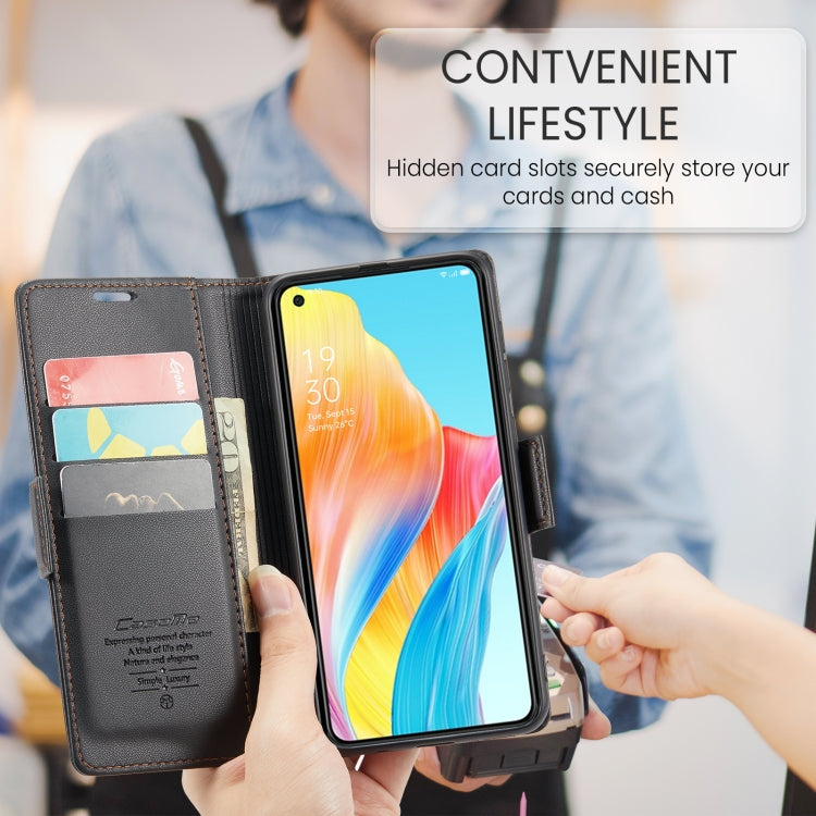 CaseMe 023 Butterfly Buckle Litchi Texture RFID Anti-theft Leather Phone Case