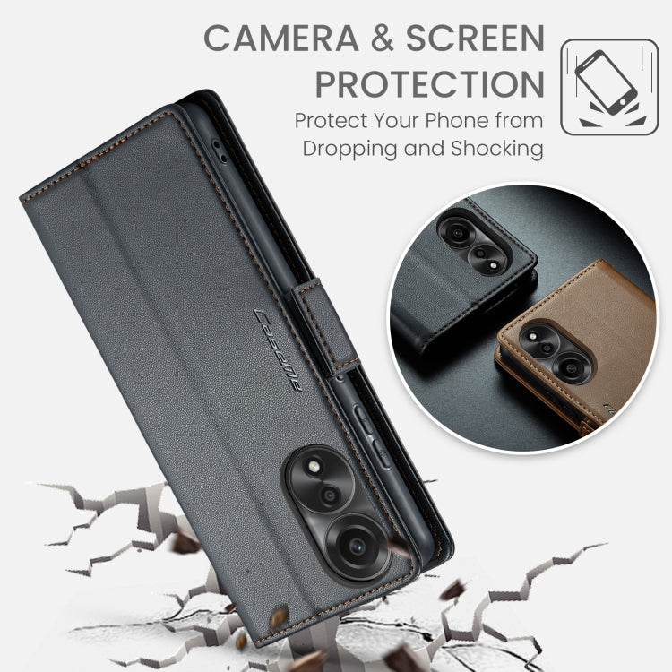 CaseMe 023 Butterfly Buckle Litchi Texture RFID Anti-theft Leather Phone Case