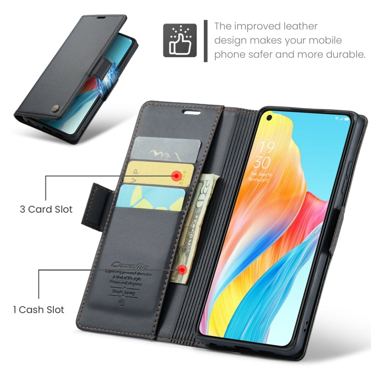 CaseMe 023 Butterfly Buckle Litchi Texture RFID Anti-theft Leather Phone Case
