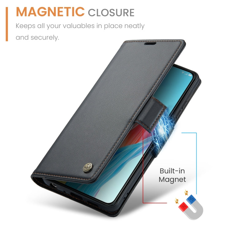 CaseMe 023 Butterfly Buckle Litchi Texture RFID Anti-theft Leather Phone Case