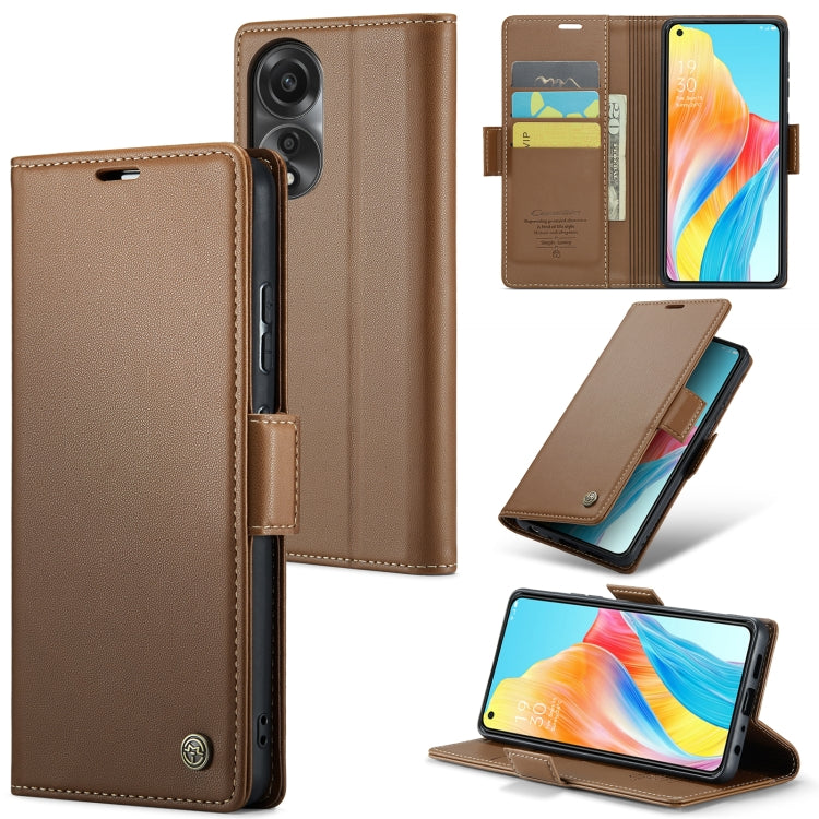 CaseMe 023 Butterfly Buckle Litchi Texture RFID Anti-theft Leather Phone Case