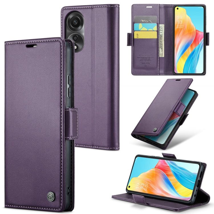 CaseMe 023 Butterfly Buckle Litchi Texture RFID Anti-theft Leather Phone Case