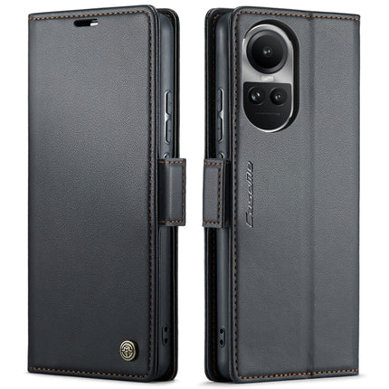 CaseMe 023 Butterfly Buckle Litchi Texture RFID Anti-theft Leather Phone Case, For OPPO Reno10 5G Global／Reno10 Pro Global, For OPPO Reno8 T 4G, For OPPO A57 4G Global/A57s 4G Global, For OPPO A77 4G Global / A57e 4G