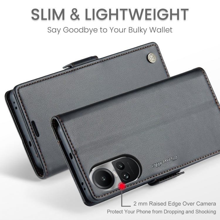 CaseMe 023 Butterfly Buckle Litchi Texture RFID Anti-theft Leather Phone Case