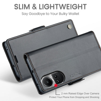 CaseMe 023 Butterfly Buckle Litchi Texture RFID Anti-theft Leather Phone Case, For OPPO Reno10 5G Global／Reno10 Pro Global, For OPPO Reno8 T 4G, For OPPO A57 4G Global/A57s 4G Global, For OPPO A77 4G Global / A57e 4G