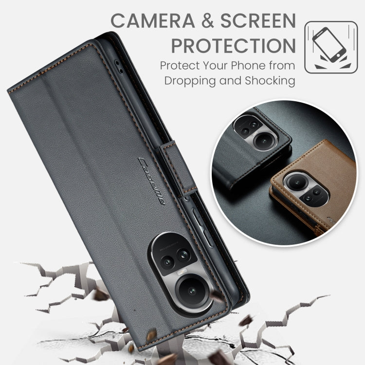 CaseMe 023 Butterfly Buckle Litchi Texture RFID Anti-theft Leather Phone Case