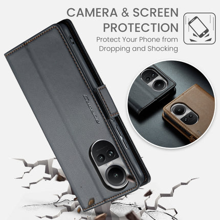 CaseMe 023 Butterfly Buckle Litchi Texture RFID Anti-theft Leather Phone Case, For OPPO Reno10 5G Global／Reno10 Pro Global, For OPPO Reno8 T 4G, For OPPO A57 4G Global/A57s 4G Global, For OPPO A77 4G Global / A57e 4G