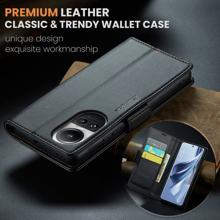 CaseMe 023 Butterfly Buckle Litchi Texture RFID Anti-theft Leather Phone Case, For OPPO Reno10 5G Global／Reno10 Pro Global, For OPPO Reno8 T 4G, For OPPO A57 4G Global/A57s 4G Global, For OPPO A77 4G Global / A57e 4G