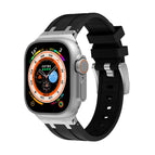 For Apple Watch 38mm / Silver Black