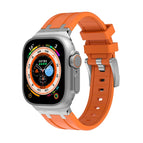 For Apple Watch 38mm / Silver Orange