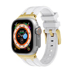 For Apple Watch 38mm / Gold White